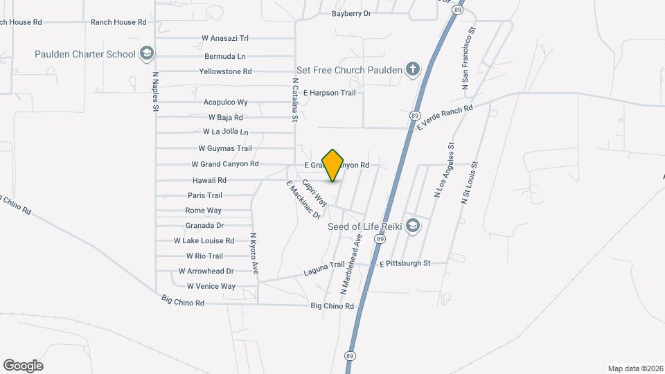 35 W Hawaii Rd Map and Location Details