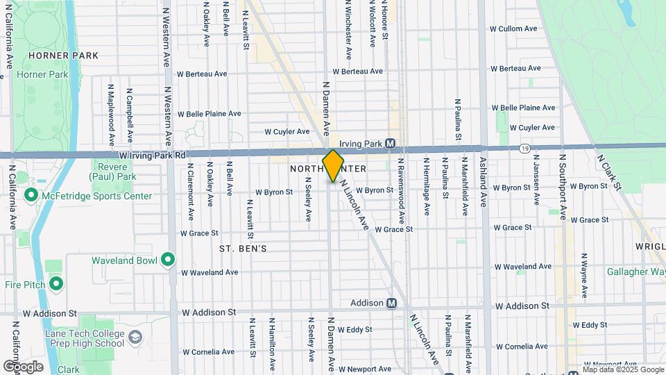 1952 W Byron St Map and Location Details