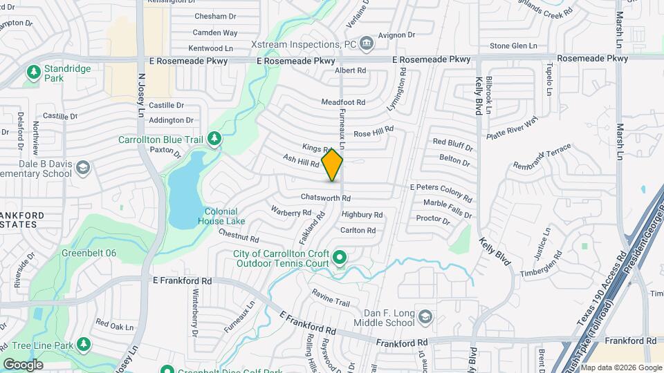 2068 E Peters Colony Rd Map and Location Details