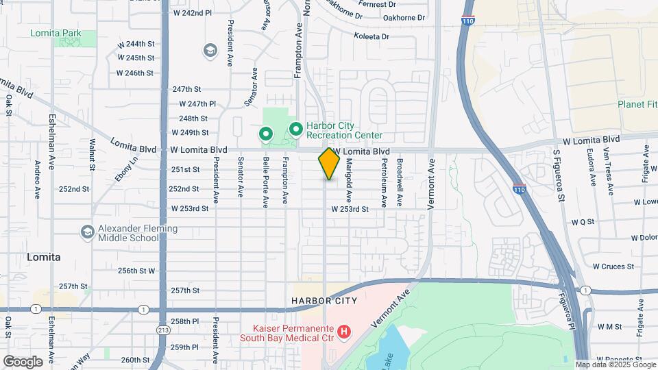 25120 Normandie Ave Map and Location Details