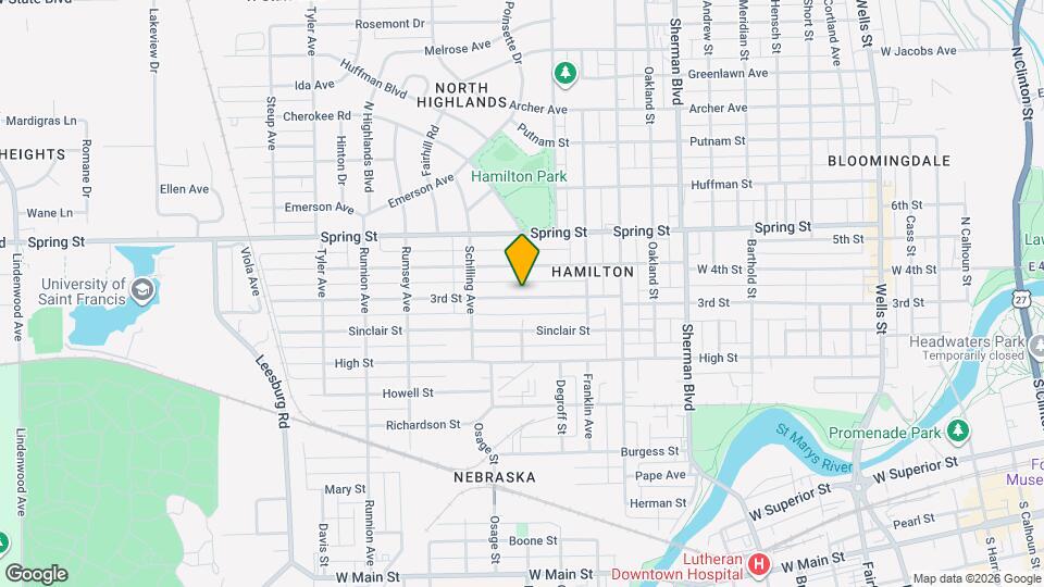 1402 3rd St Map and Location Details