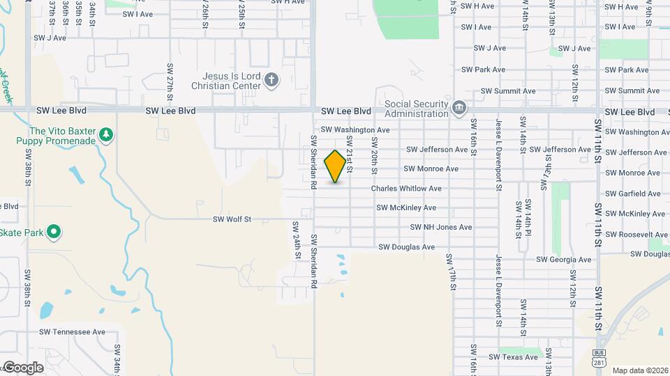 2122 Charles Whitlow Ave Map and Location Details