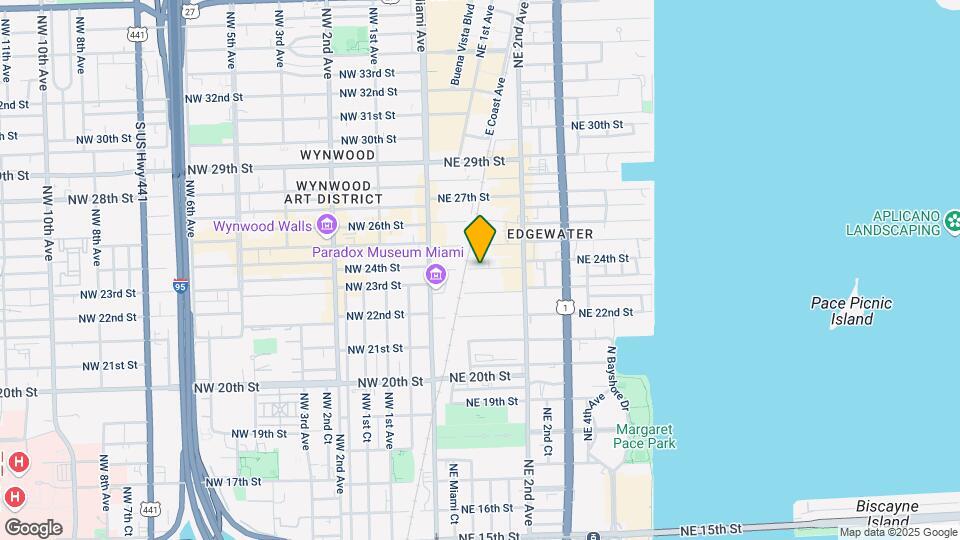 102 NE 24th St Map and Location Details
