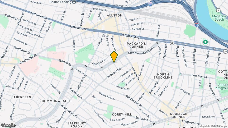 7 Gorham St Map and Location Details