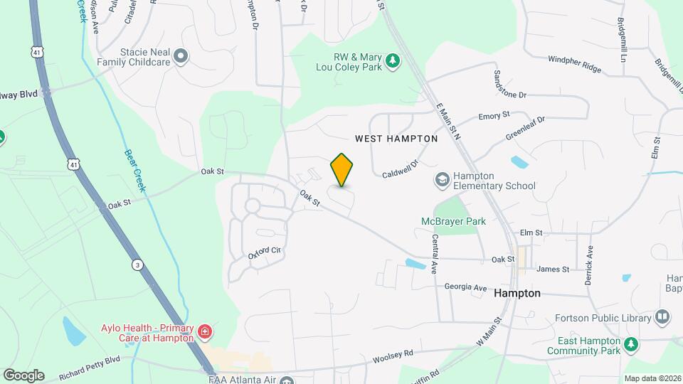 68 Hampton Oaks Dr Map and Location Details