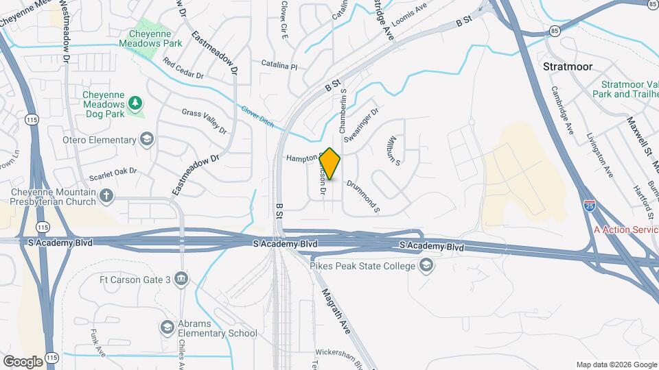 4331 Ericson Dr Mapa y Detalles de la Ubicación