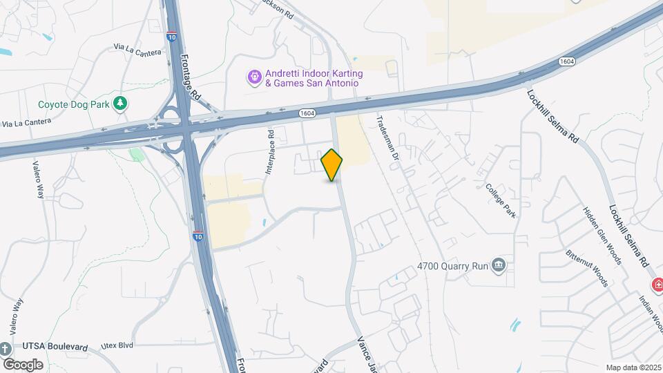 15323 Vance Jackson Rd Mapa y Detalles de la Ubicación