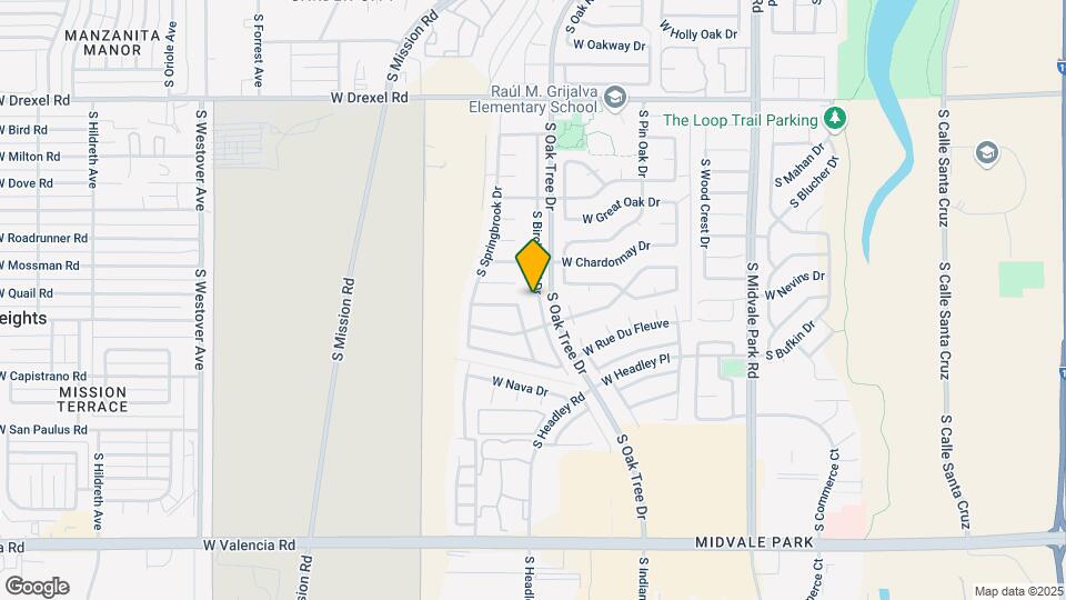6062 S Birchwood Dr Map and Location Details