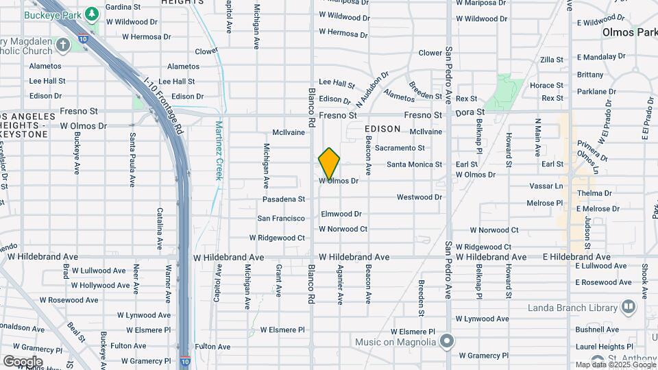 814 W Olmos Dr Map and Location Details