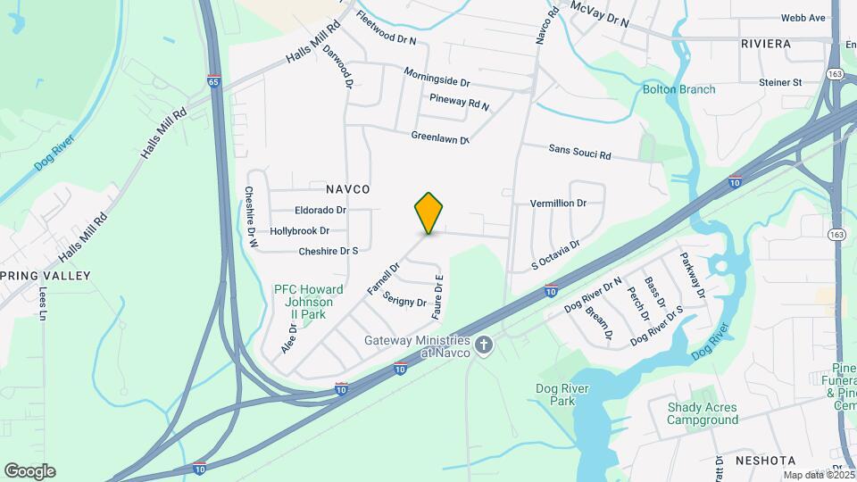 2555 Farnell Dr Map and Location Details