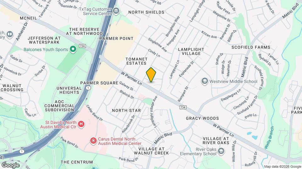 2106 Lamplight Village Cir, Unit #A Map and Location Details