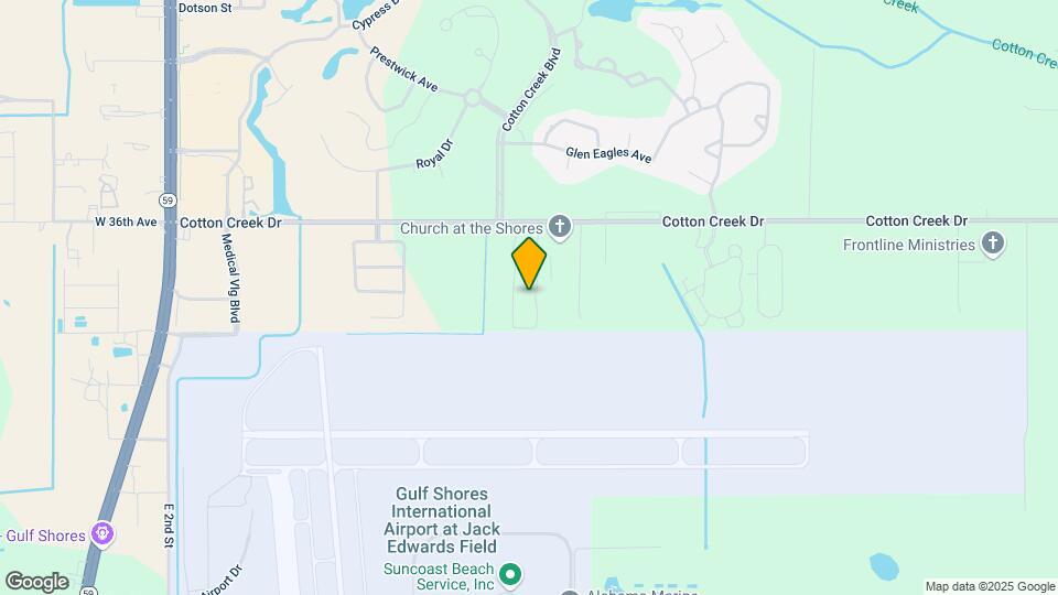 501 Cotton Creek Dr Map and Location Details