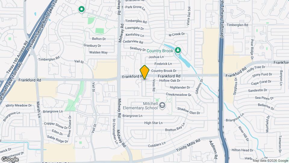 18159 Whispering Gables Ln Map and Location Details