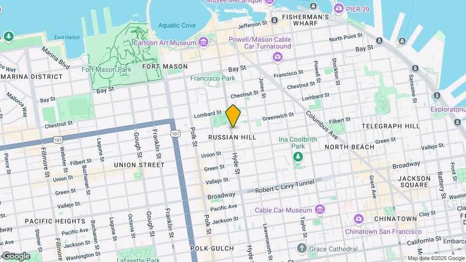 2124 Hyde St Map and Location Details