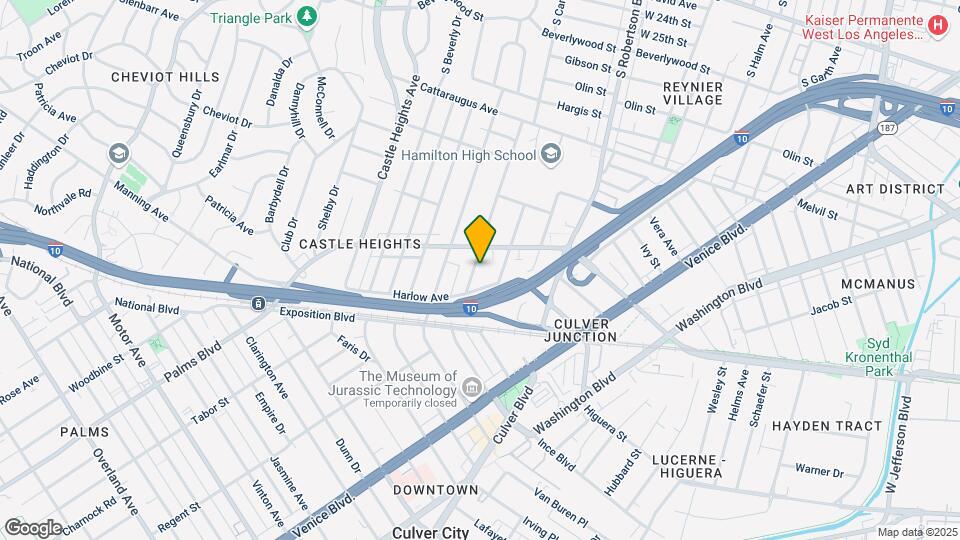 3326 S Canfield Ave Mapa y Detalles de la Ubicación
