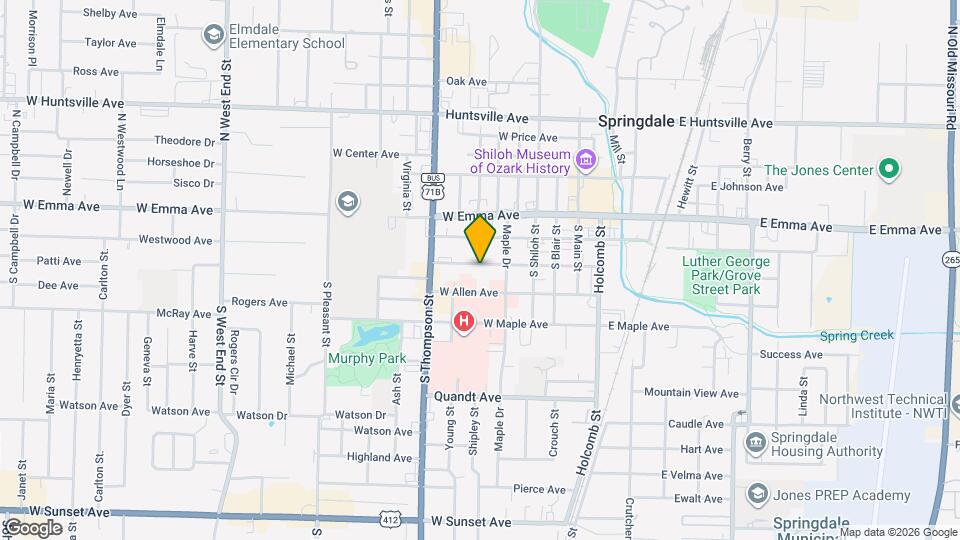 621-621 W Grove Ave Map and Location Details