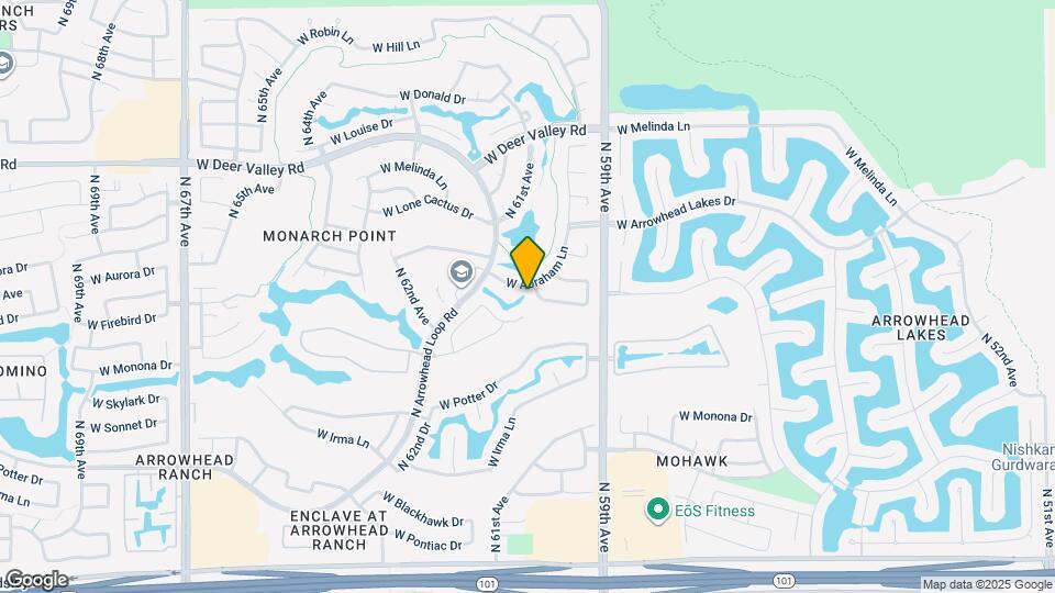 5997 W Aurora Dr Map and Location Details