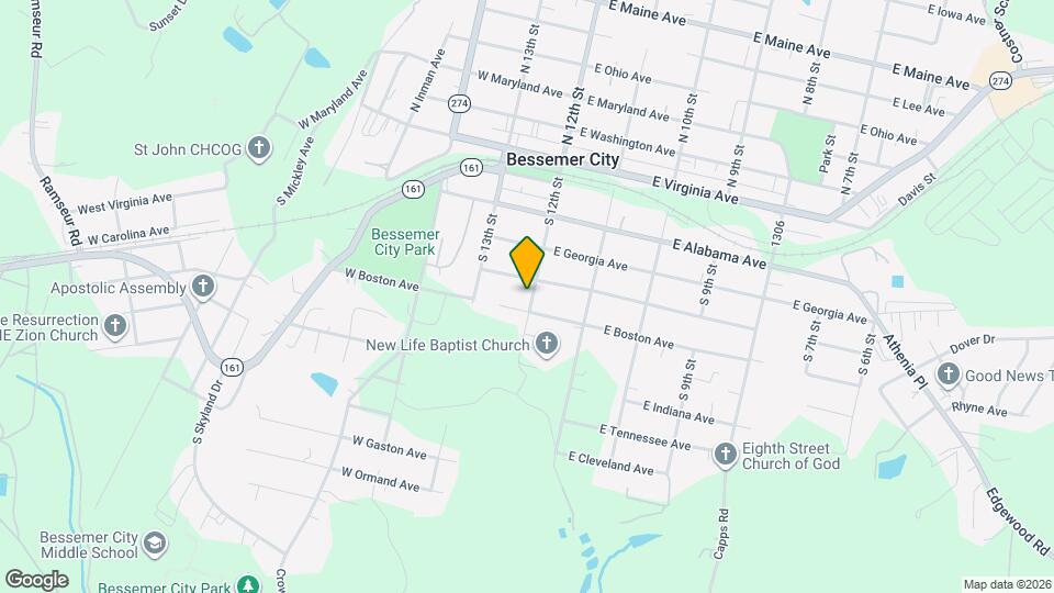 510 S 12th St Map and Location Details