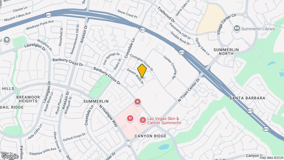 10116 Desert Wind Dr Map and Location Details