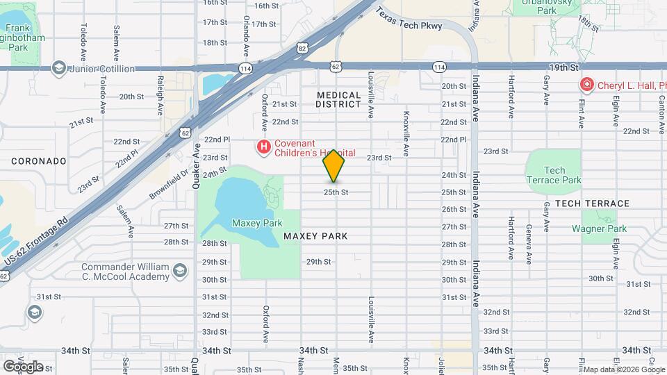 3802 25th St Map and Location Details