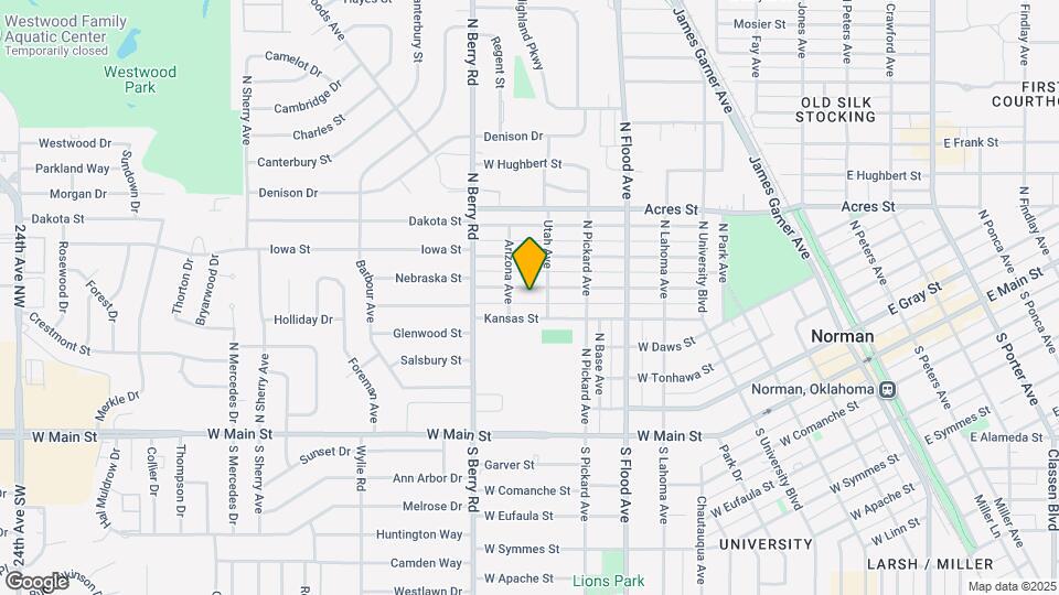 830 Nebraska St Map and Location Details