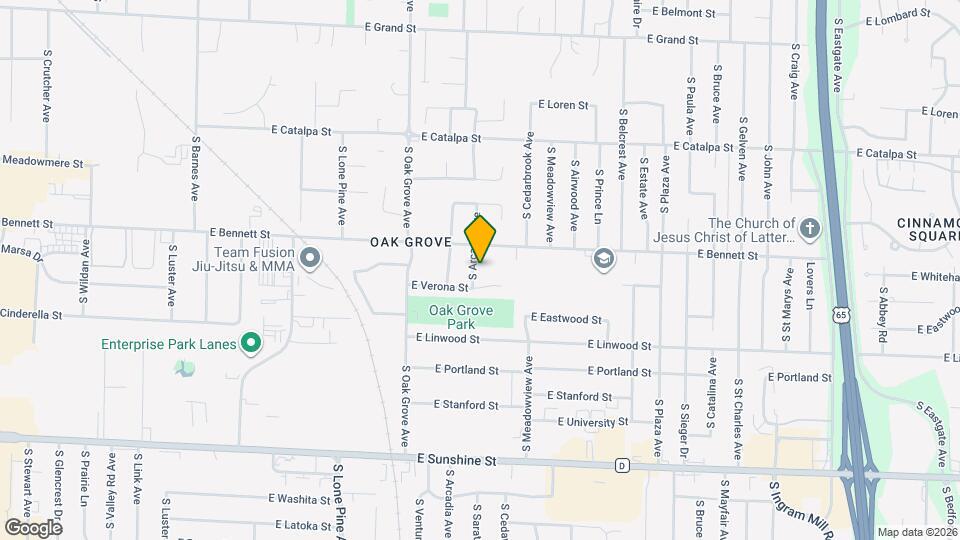 1432 S Arcadia Ave Map and Location Details
