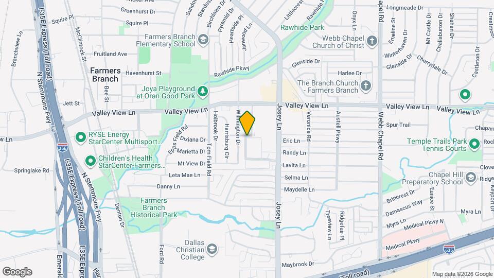 2809 Lineville Dr Map and Location Details