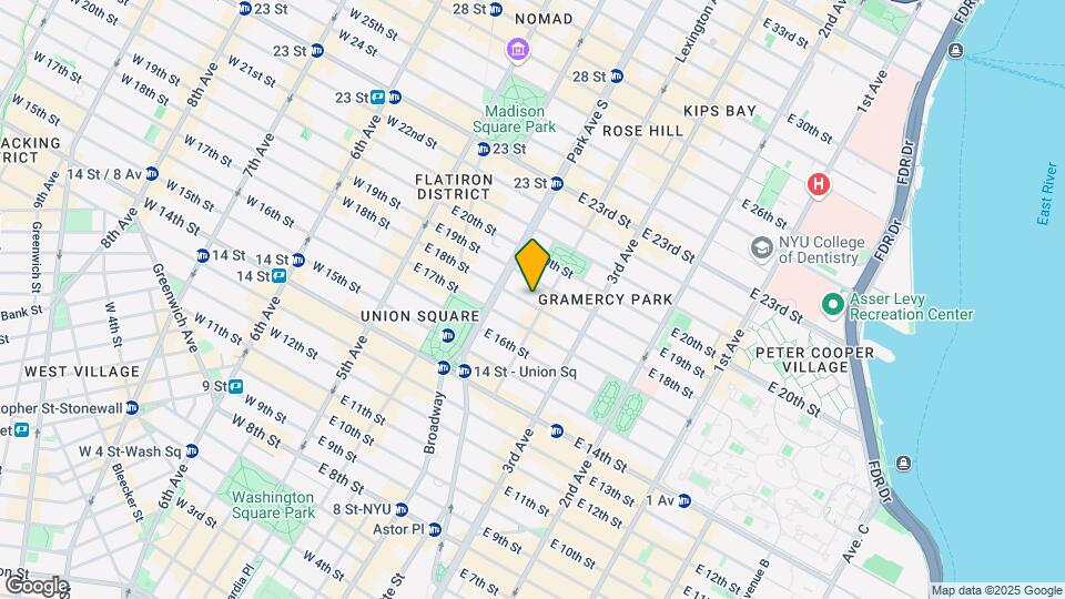 123 E 18th St Map and Location Details