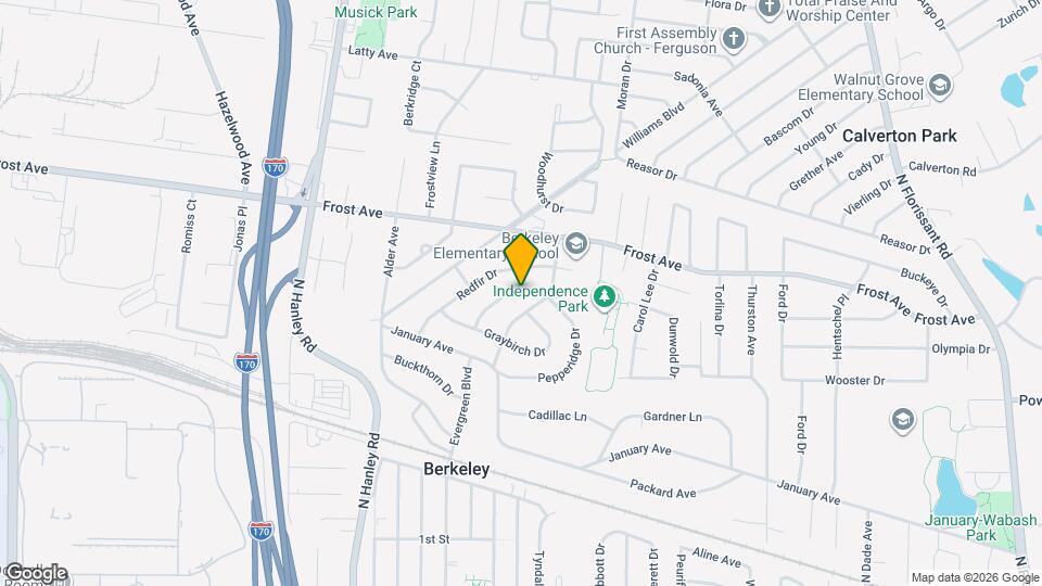 8418 Bayberry Dr Map and Location Details