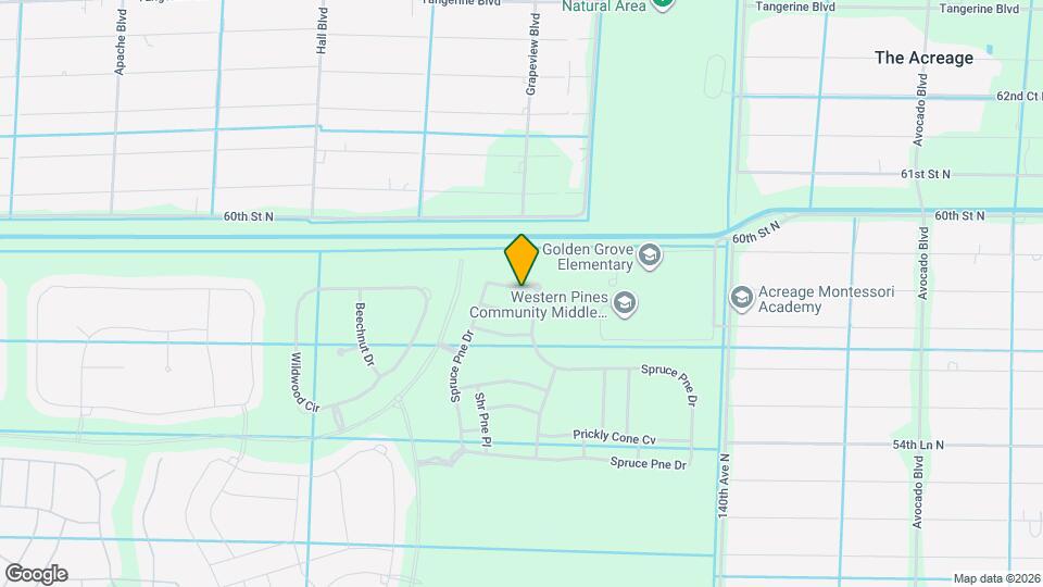 14212 Spruce Pne Dr Mapa y Detalles de la Ubicación