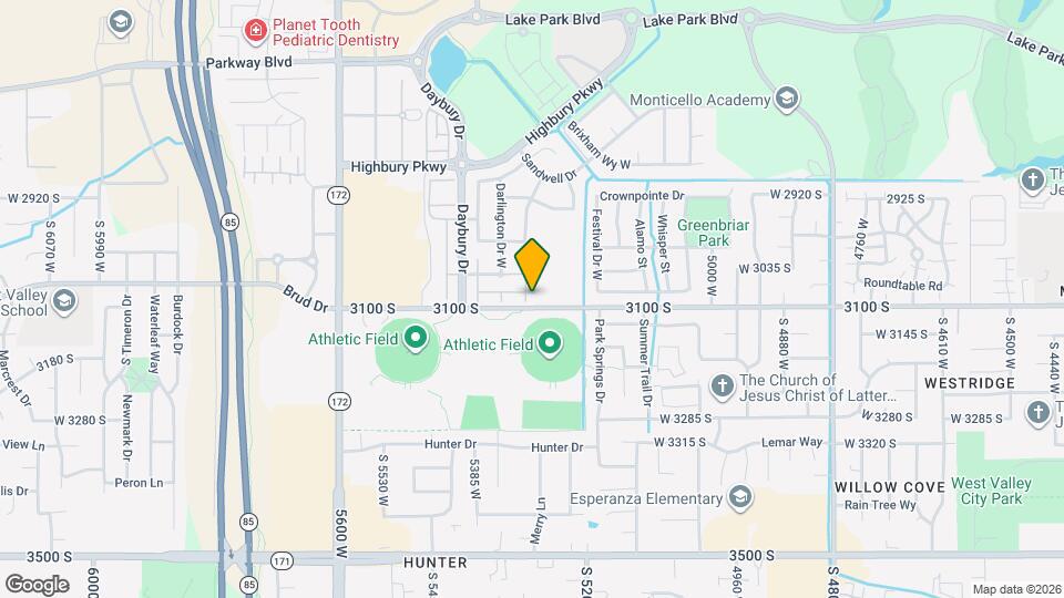 5285 W Hampstead Ln Map and Location Details