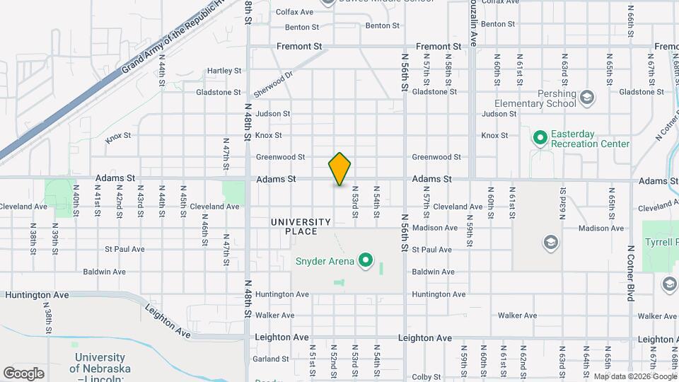 2936 N 52nd St Map and Location Details