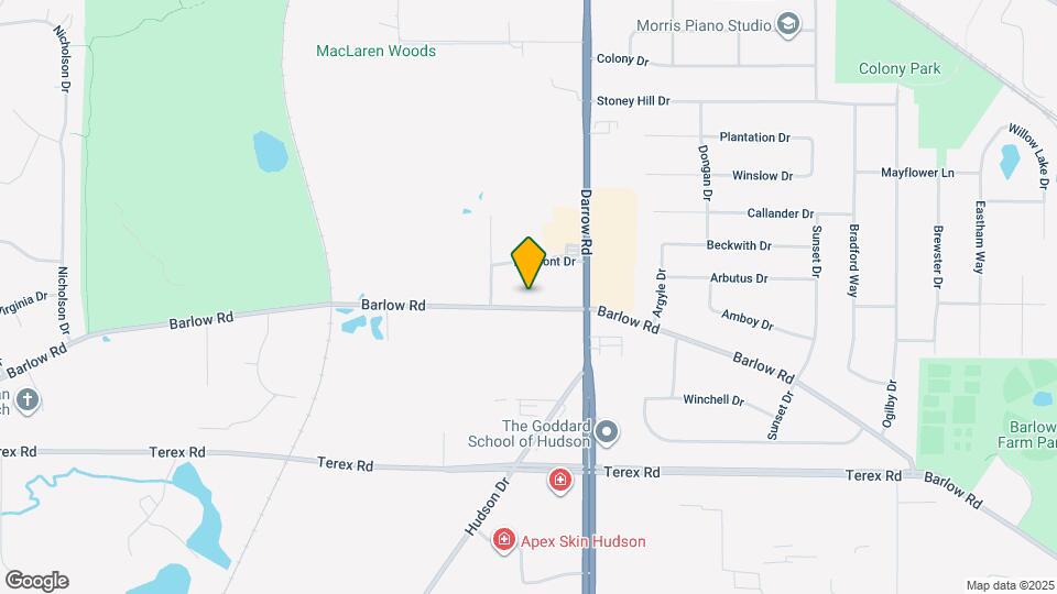 1399 Barlow Rd Map and Location Details