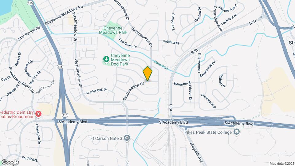 1501 Coolcrest Dr Map and Location Details