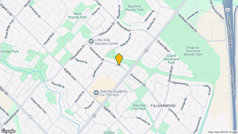 2036 Grosvenor St Map and Location Details