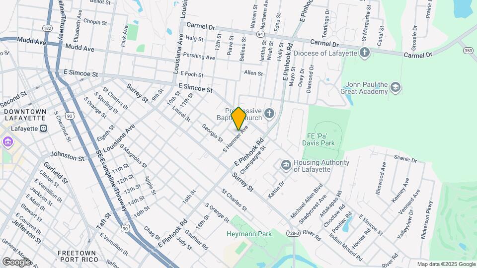 113 Texas St Map and Location Details