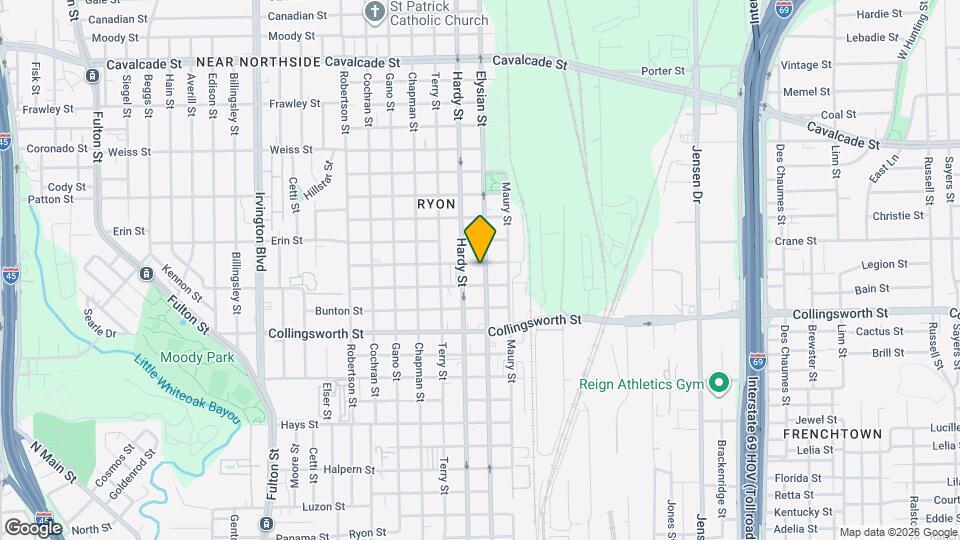 3815 Elysian St Map and Location Details