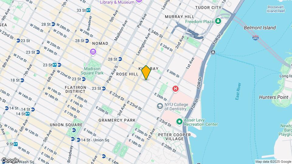 218-220 E 27th St Mapa y Detalles de la Ubicación