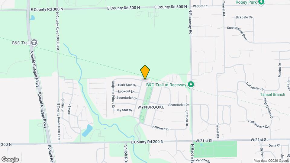 10619 Northern Dancer Dr Map and Location Details