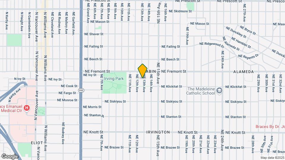3343 NE 13th Ave Map and Location Details