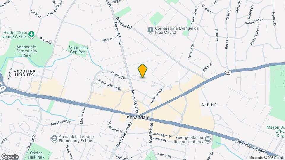 7256 Glen Hollow Ct Map and Location Details