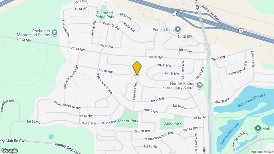 490 43rd Ave NW Map and Location Details