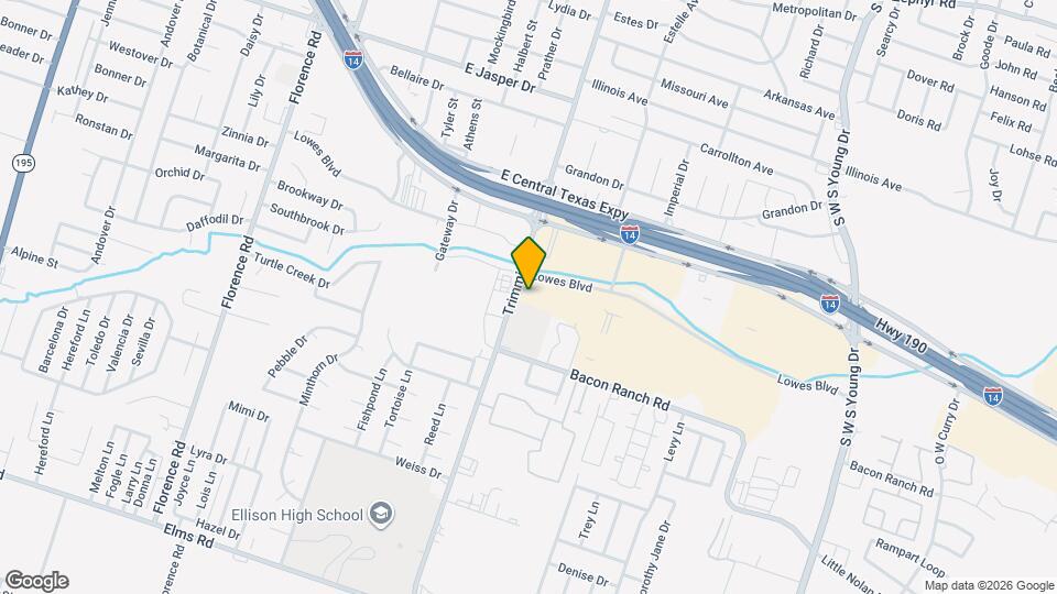2600 Trimmier Rd Map and Location Details