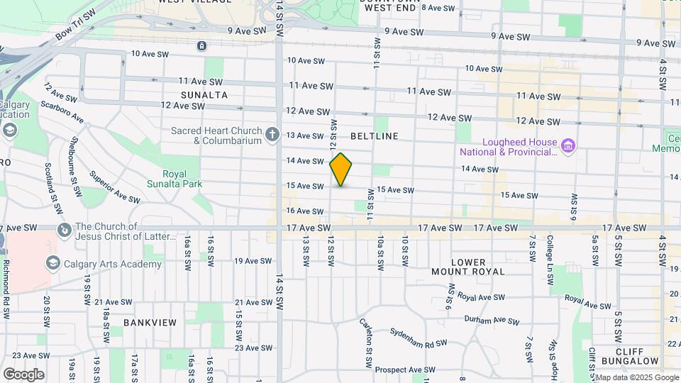 Mainstreet Beltline Apartments Map and Location Details