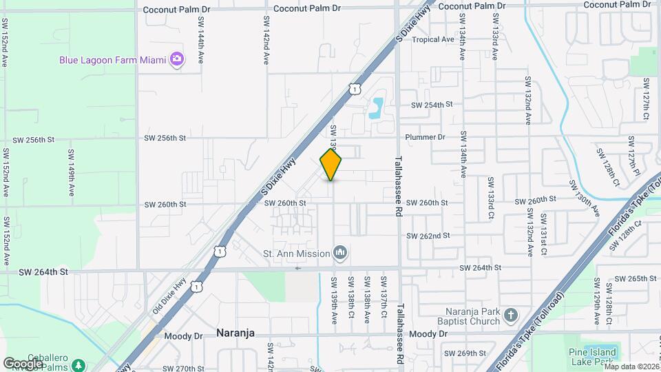 25871 SW 139th Ct Map and Location Details