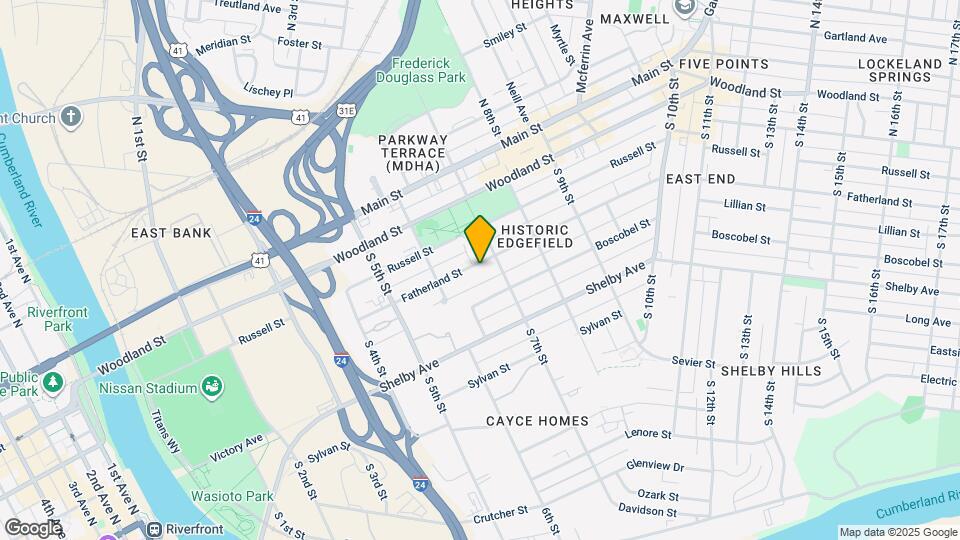 620 Fatherland St Map and Location Details