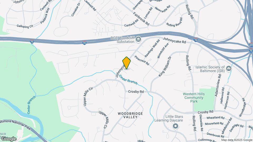 6 Big Stone Ct, Unit Apt A Map and Location Details