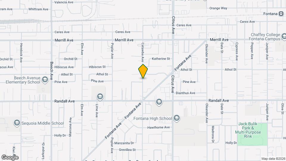 9169 Catawba Ave Map and Location Details
