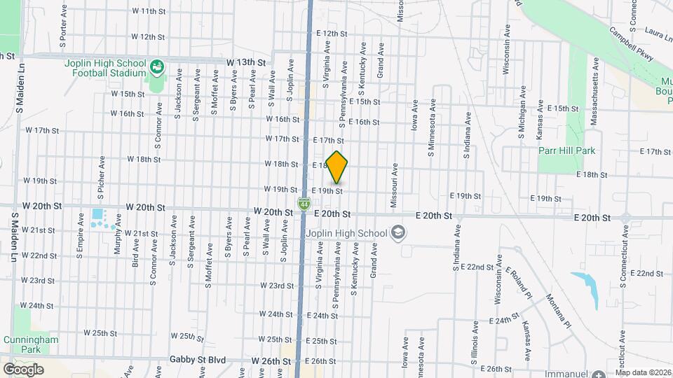 215 E 19th St Map and Location Details