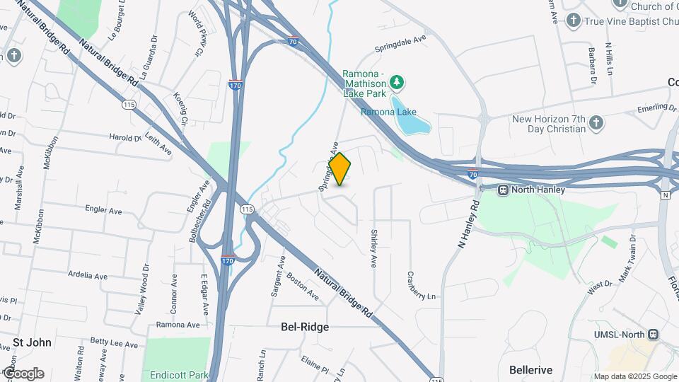 9157 Bel Cour Dr Map and Location Details